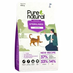 Purenatural Kissan Kuivaruoka|Kotimainen Kissanruoka*Cat Sterilised Chicken