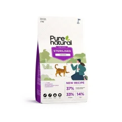 Purenatural Kissan Kuivaruoka|Kotimainen Kissanruoka*Cat Sterilised Chicken