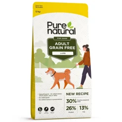Purenatural Koiran Kuivaruoka*Dog Adult Grain Free Lamb 2 x 12 kg, vain verkosta
