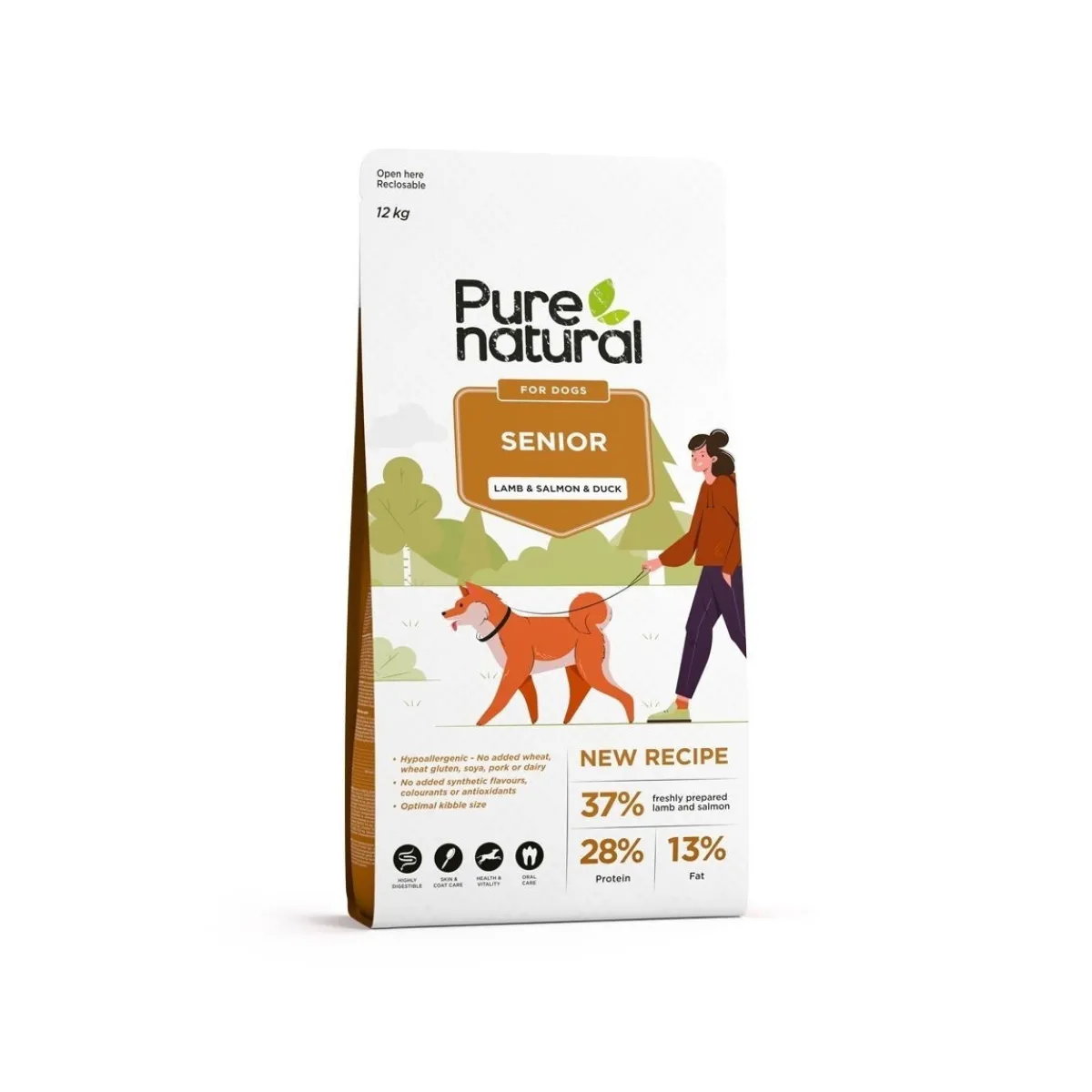 Purenatural Koiran Kuivaruoka|Kotimainen Koiranruoka*Senior Dog