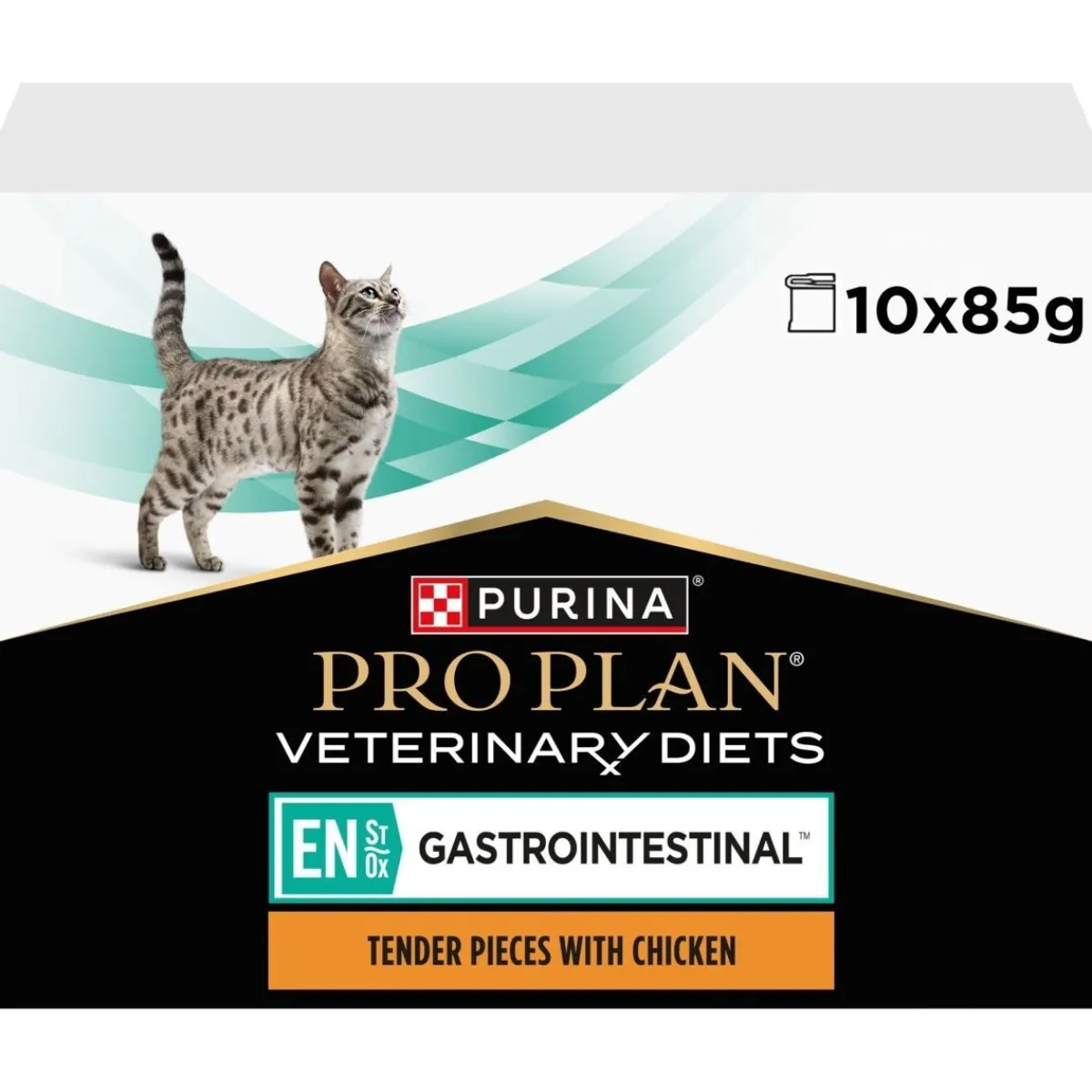 Purina Veterinary Diets Kissan Suolistosairaudet|Kissan Erikoisruoka*Purina Cat Gastrointestinal Veterinary Diets EN Chicken 10x85 g