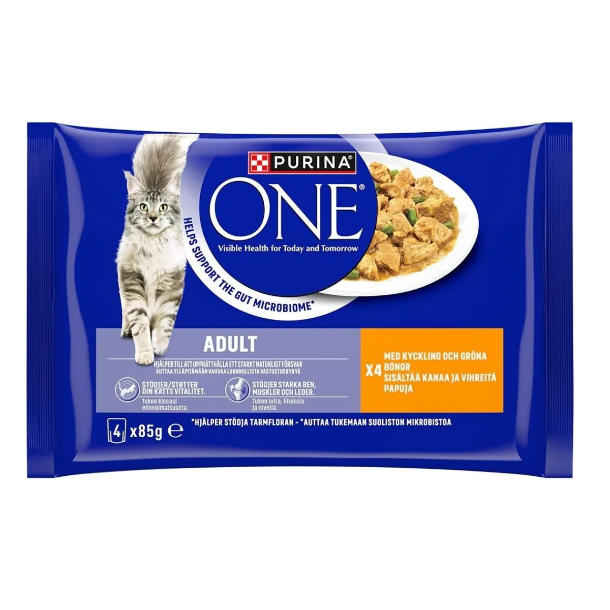 Purina ONE Kissan Märkäruoka*Cat Adult wet 4 x 85 g