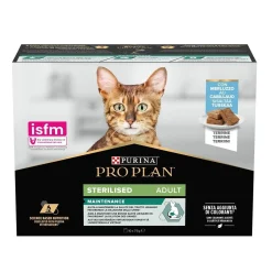 Purina Pro Plan Kissan Märkäruoka|Kissan Erikoisruoat*Sterilised turska 10 x 75 g