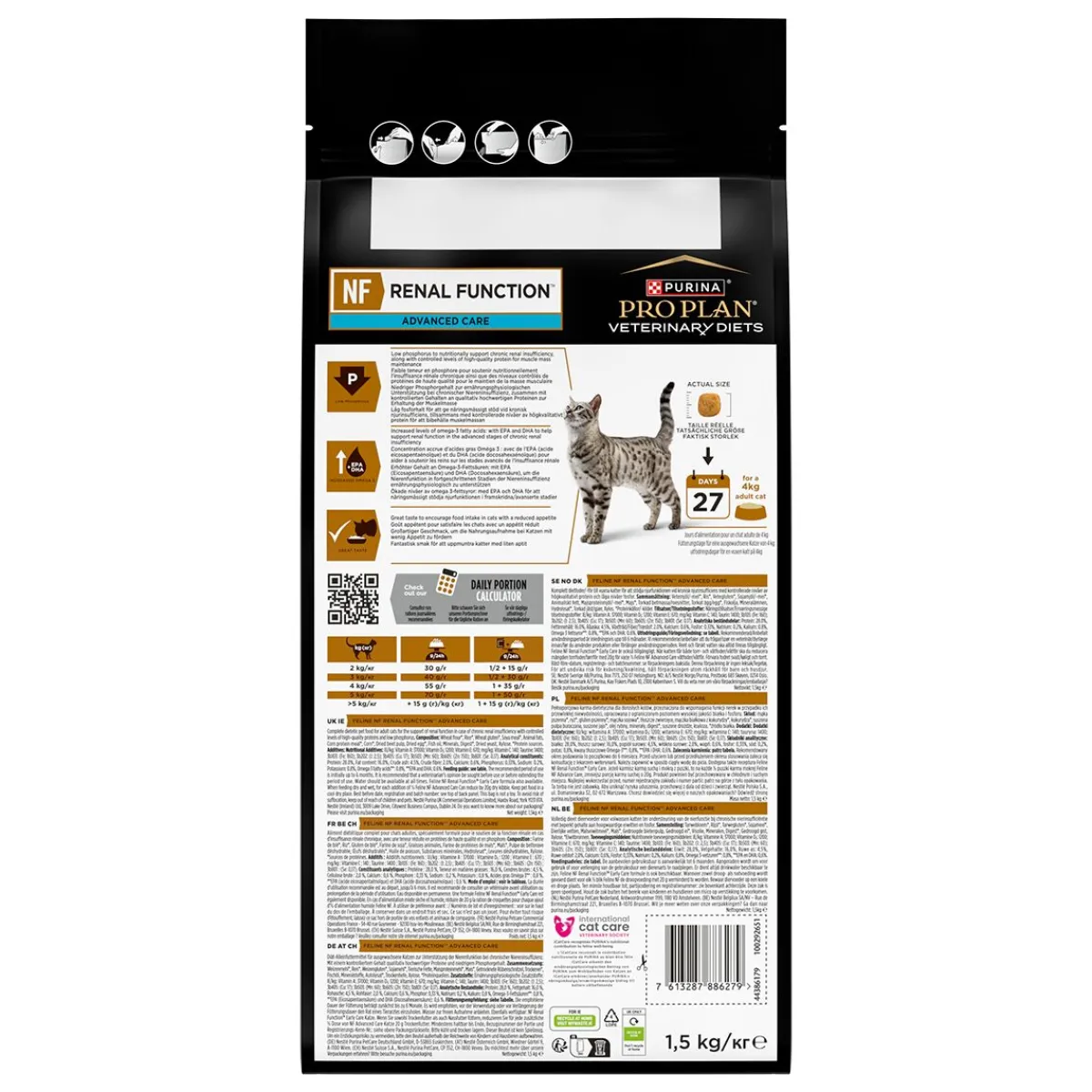 Purina Veterinary Diets Kissan Kuivaruoka|Kissan Erikoisruoka*Purina Pro Plan Veterinary Diets Feline NF Renal Function Advanced Care 1,5 kg
