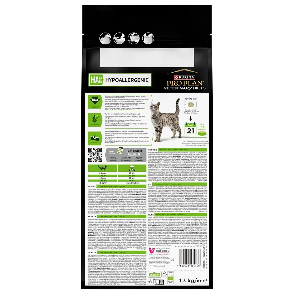Purina Veterinary Diets Kissan Allergia|Kissan Erikoisruoka*Purina VD Cat HA Hypoallergenic