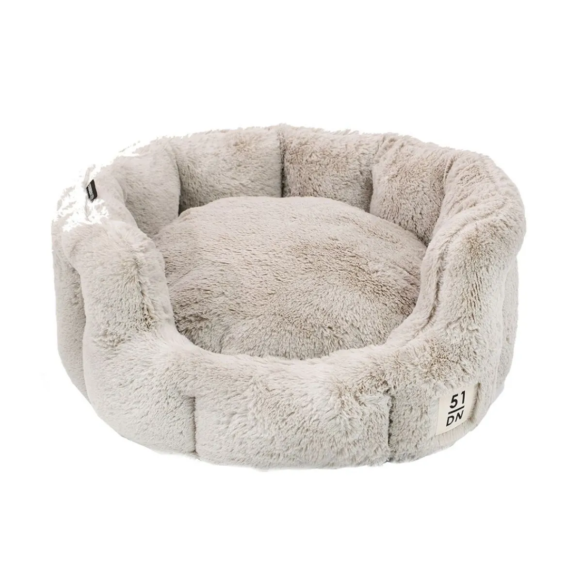 51 Degrees North Koiran Pedit Ja Alustat|Koiran Pedit*Pyöreä peti Supersoft, harmaa
