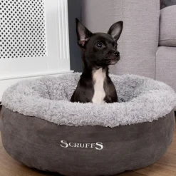 Scruffs Koiran Pedit Ja Alustat|Koiran Pedit*Pyöreä peti Cosy Harmaa