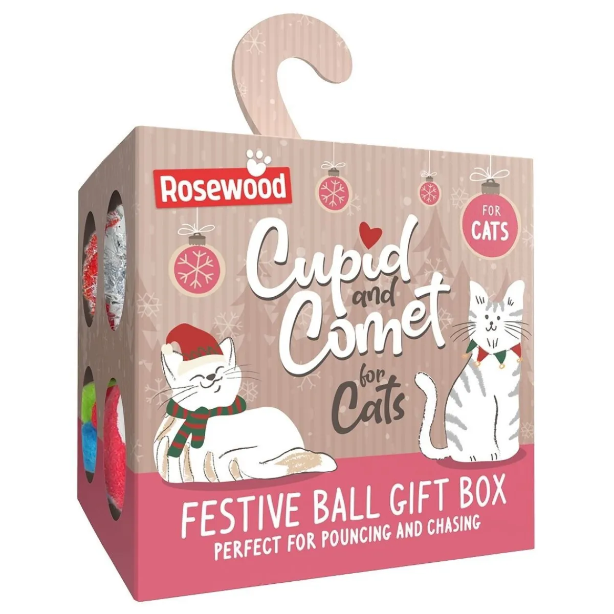 Rosewood Kissan Pelit Ja Aktivointilelut|Kissan Joululelut*Festive -lahjarasia kissalle