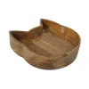 Rosewood Kissan Ruoka- Ja Juomakupit*puinen kissan kuppi