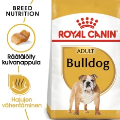 Royal Canin Koiran Kuivaruoka|Tarjoukset Koirille*Bulldog Adult 12 kg