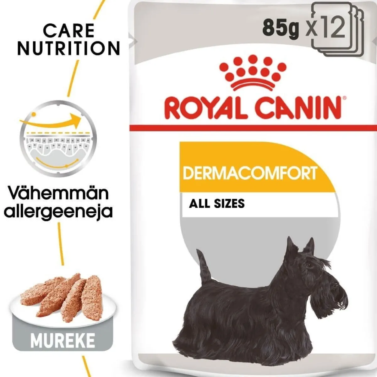 Royal Canin Koiranruoat Erityistapeisiin|Koiran Märkäruoka Ja Makkarat*Dermacomfort wet 12 x 85 g