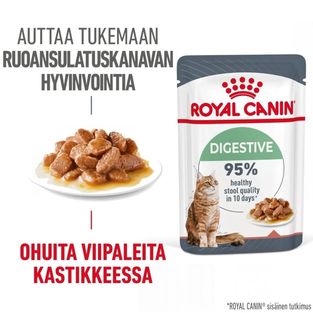 Royal Canin Kissan Märkäruoka|Kissan Erikoisruoat*Digestive Care Gravy, 12x85g