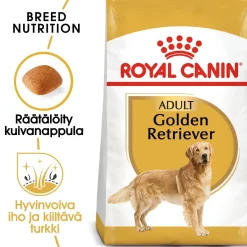 Royal Canin Koiran Kuivaruoka|Tarjoukset Koirille*Golden Retriever Adult 12 kg