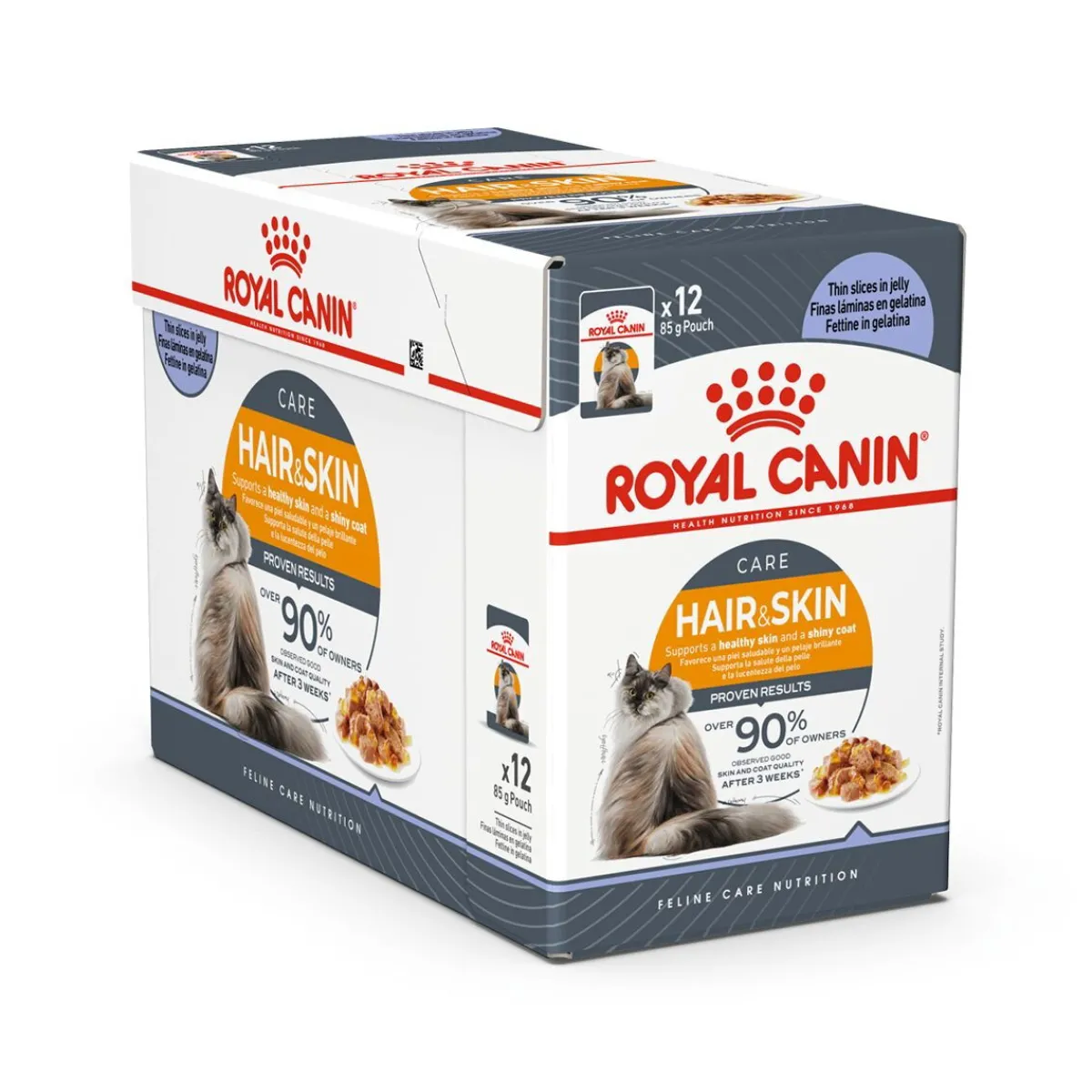 Royal Canin Kissan Märkäruoka*Hair & Skin Care Gravy 85g, 48-pack