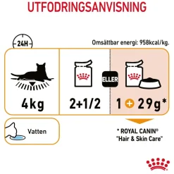 Royal Canin Kissan Märkäruoka*Hair & Skin Care Gravy 85g, 48-pack