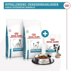Royal Canin Veterinary Diets Eläinlääkäriherkut|Koiran Allergiat*Royal Canin Hypoallergenic Treats 230 g