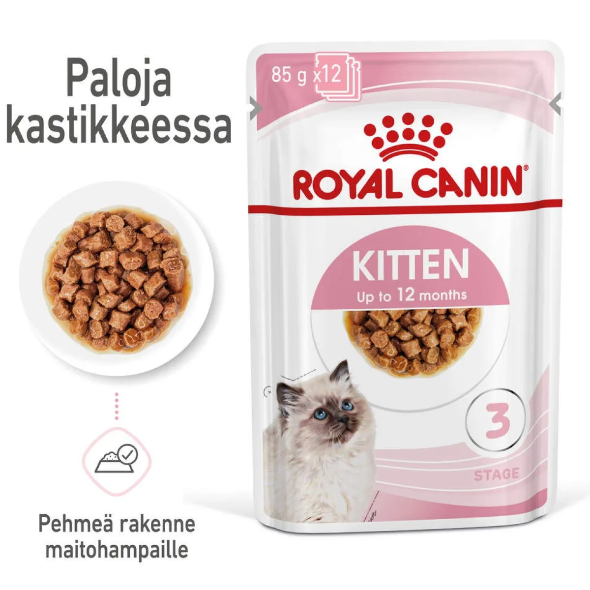 Royal Canin Kissan Märkäruoka*Kitten Gravy 85g, 48-pack