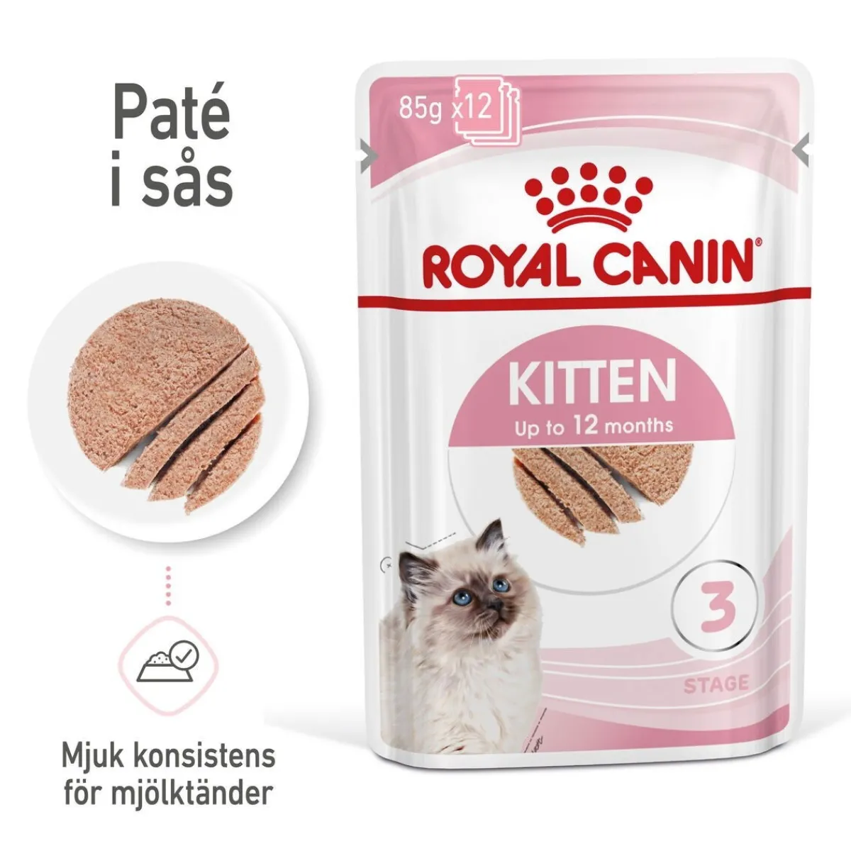 Royal Canin Kissan Märkäruoka*Kitten Loaf 85g, 48-pack