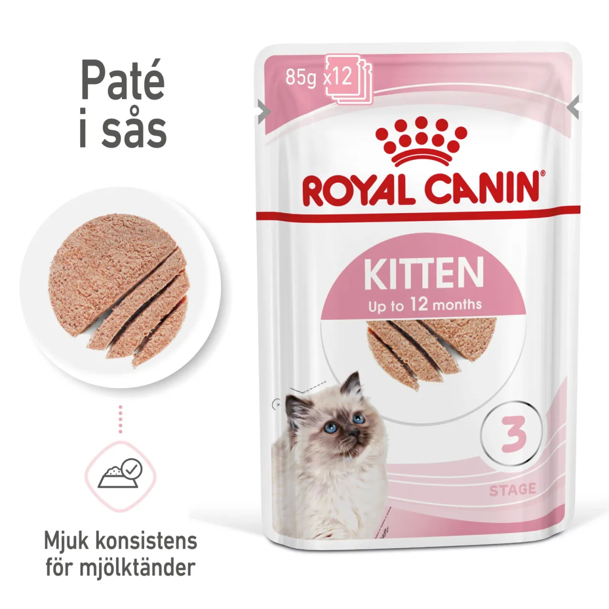Royal Canin Kissan Märkäruoka*Kitten Loaf 85g, 48-pack