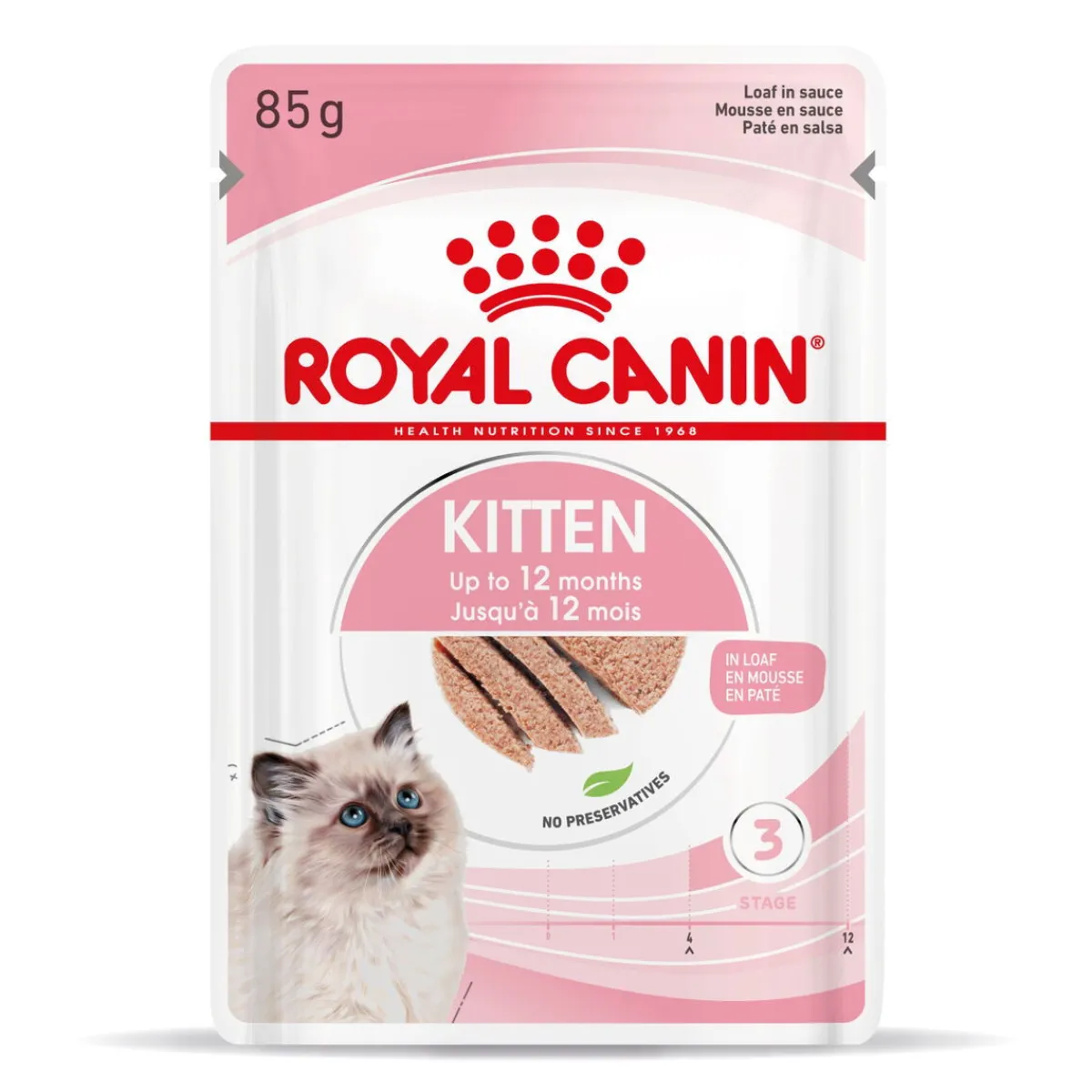 Royal Canin Kissan Märkäruoka*Kitten Loaf 85g, 48-pack
