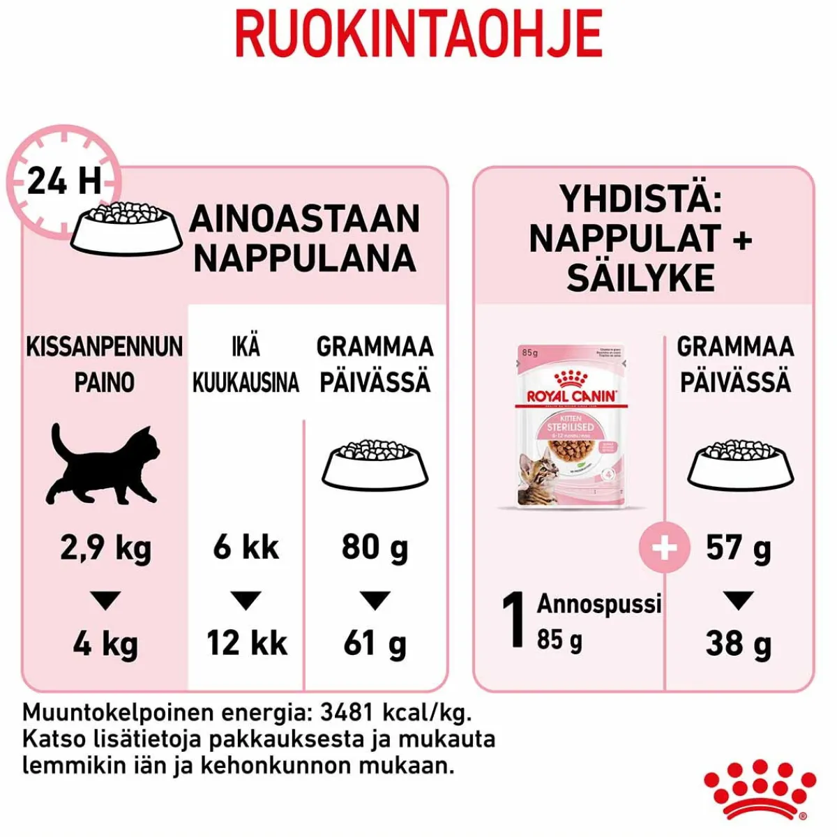 Royal Canin Kissanpennun Ruoka|Kissanpennun Ruoka*Kitten Sterilised