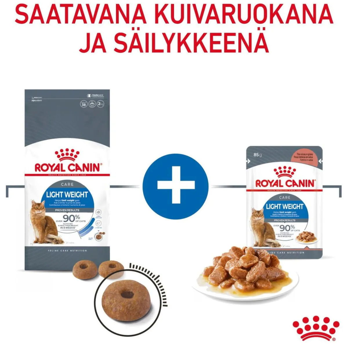 Royal Canin Vähärasvainen Kissanruoka|Kissan Kuivaruoka*Light Weight Care