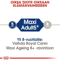 Royal Canin Koiran Kuivaruoka*Maxi Adult 5+ 2 x 15kg