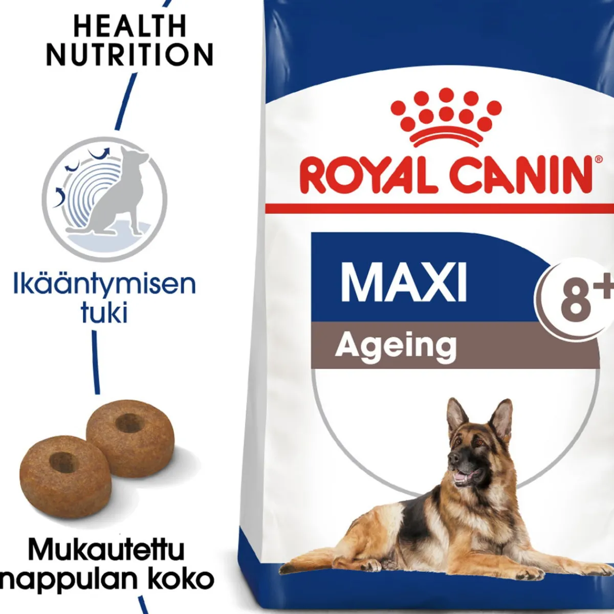 Royal Canin Koiran Kuivaruoka|Senioriruoka*Maxi Ageing 8+, 15 kg