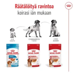 Royal Canin Koiran Märkäruoka Ja Makkarat*Medium Adult 40 x 140 g