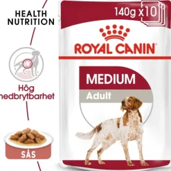 Royal Canin Koiran Märkäruoka Ja Makkarat*Medium Adult 40 x 140 g