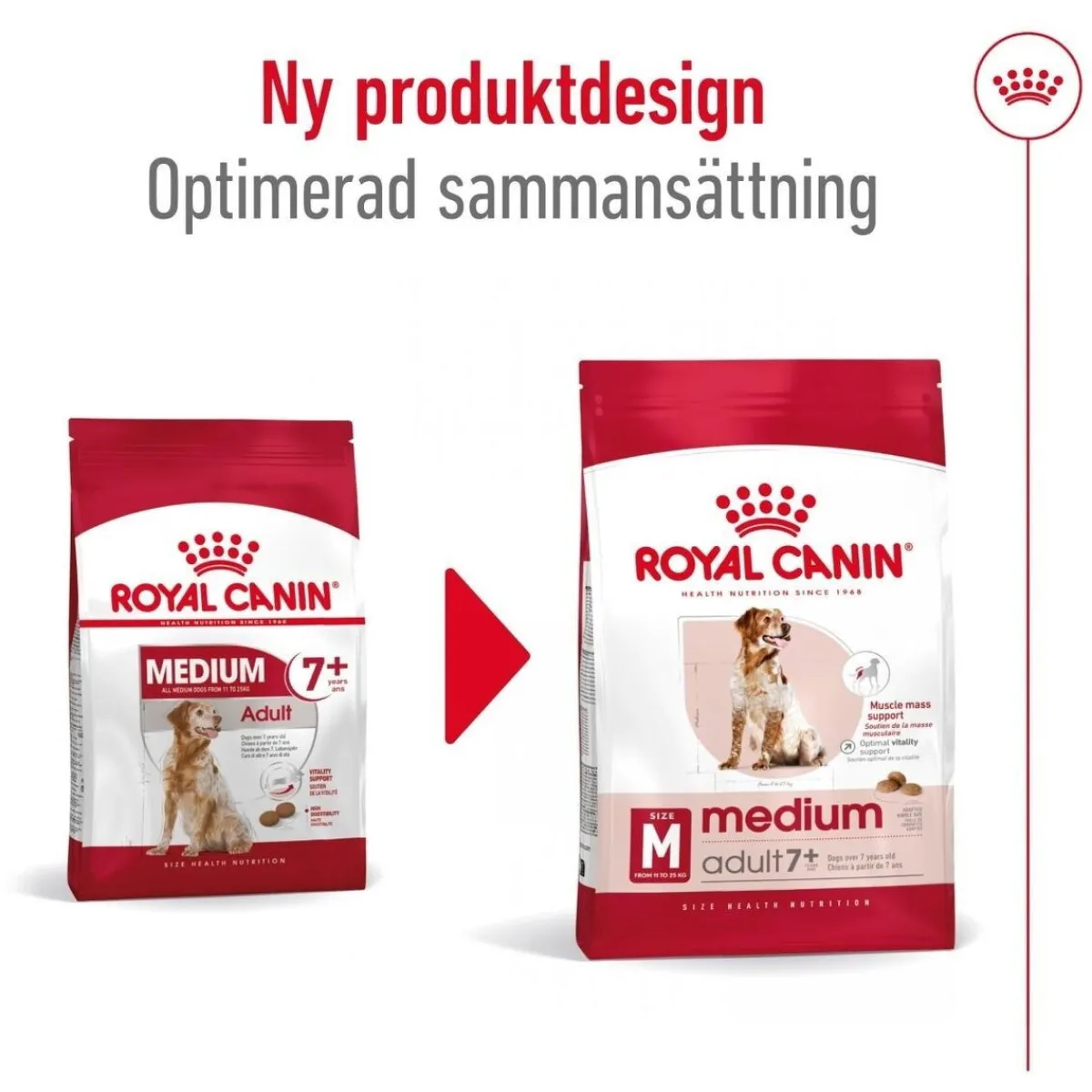 Royal Canin Koiran Kuivaruoka*Medium Adult 7+ 2 x 15kg