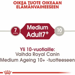 Royal Canin Koiran Kuivaruoka*Medium Adult 7+ 2 x 15kg