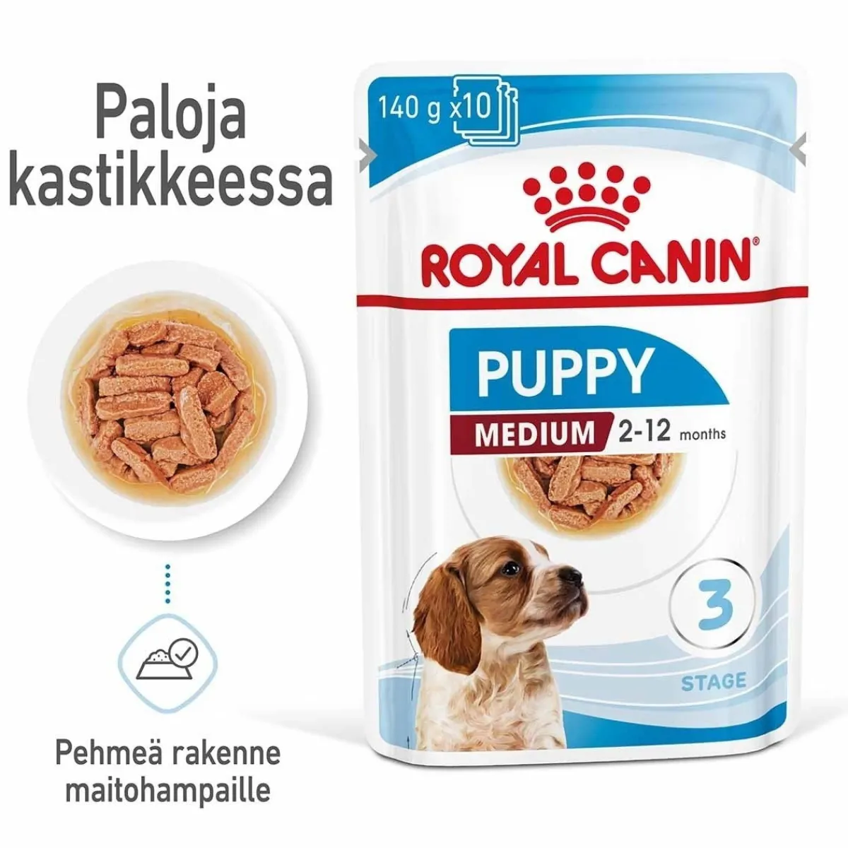 Royal Canin Penturuoka|Penturuoka*Medium Puppy 40x140 g