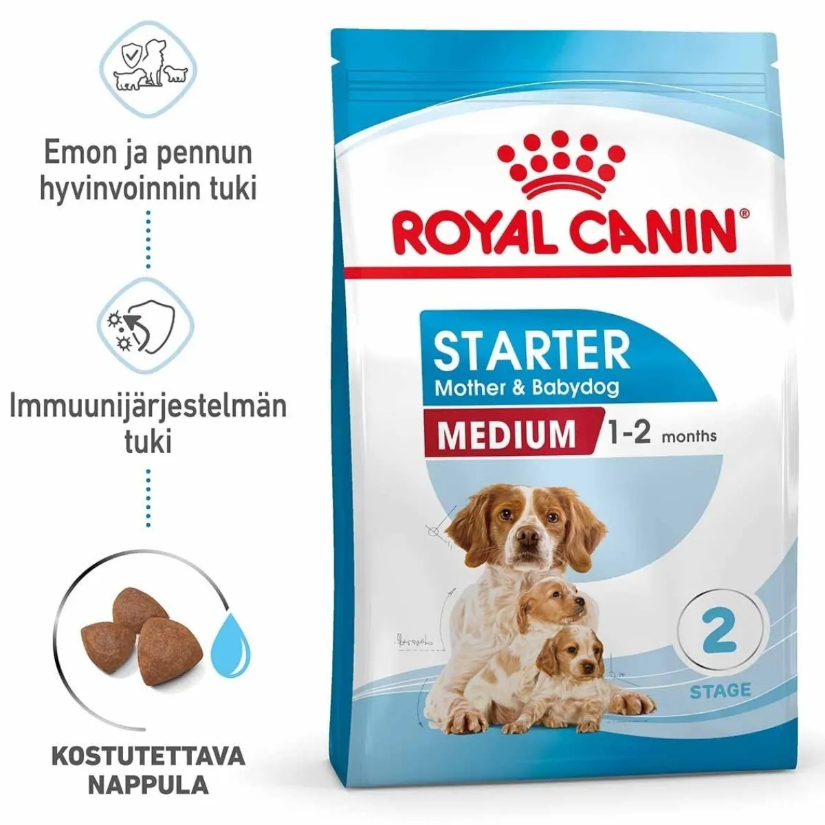 Royal Canin Penturuoka|Koiran Kuivaruoka*Medium Starter