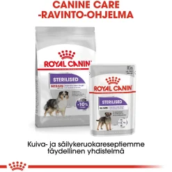 Royal Canin Koiranruoat Erityistapeisiin|Koiran Kuivaruoka*Medium Sterilised