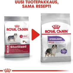 Royal Canin Koiranruoat Erityistapeisiin|Koiran Kuivaruoka*Medium Sterilised