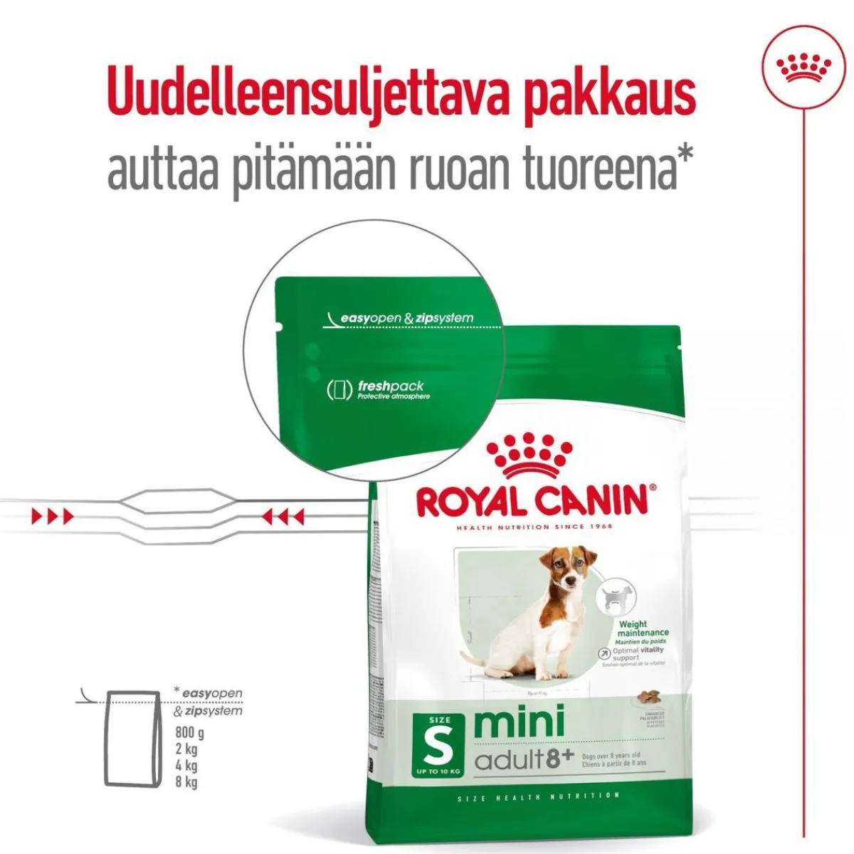 Royal Canin Koiran Kuivaruoka|Senioriruoka*Mini Adult 8+
