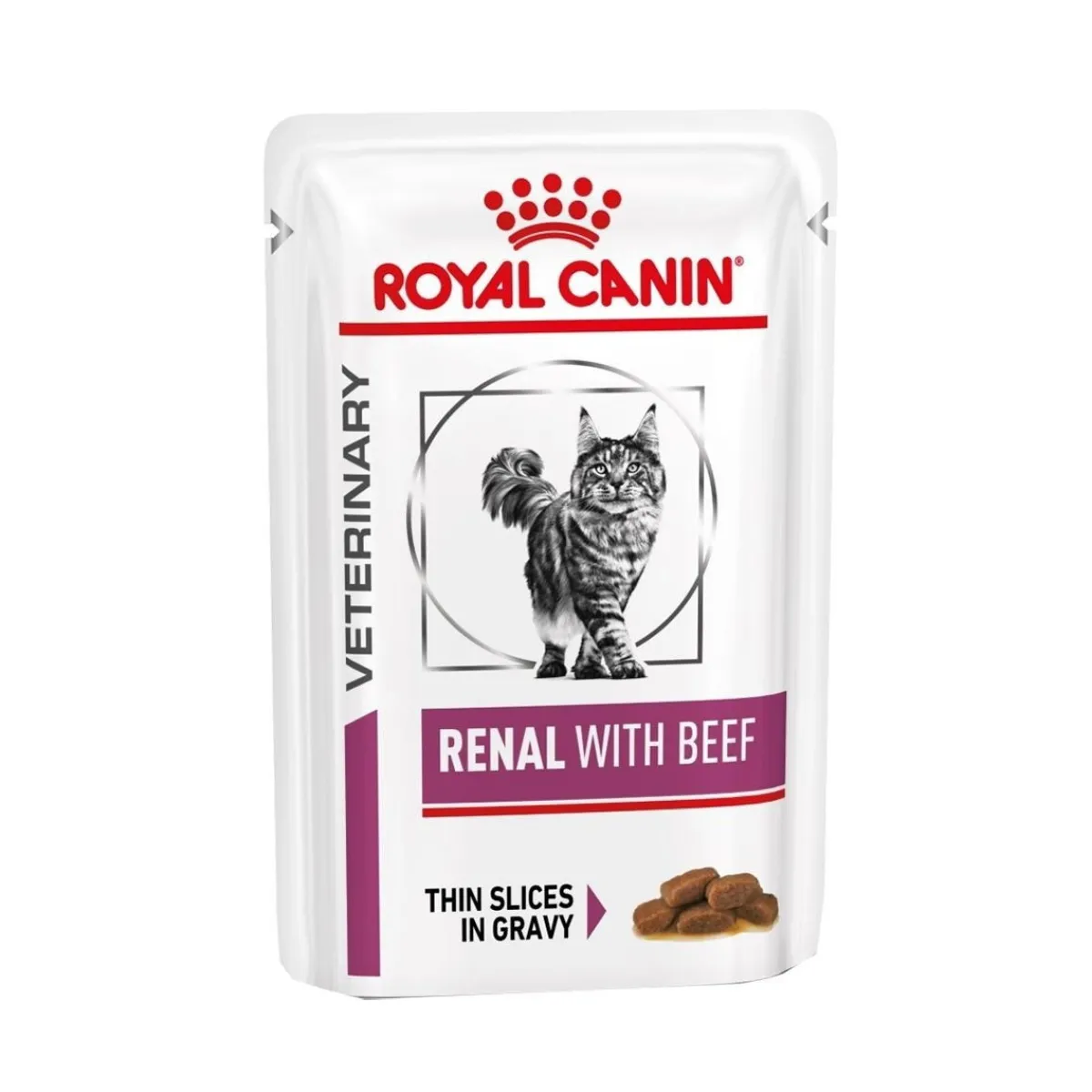 Royal Canin Veterinary Diets Kissan Erikoisruoka|Kissan Munuaisten Vajaatoiminta*Royal Canin Renal Cat Beef wet, 12 x 85 g