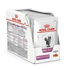 Royal Canin Veterinary Diets Kissan Erikoisruoka|Kissan Munuaisten Vajaatoiminta*Royal Canin Renal Cat Chicken wet, 12 x 85 g
