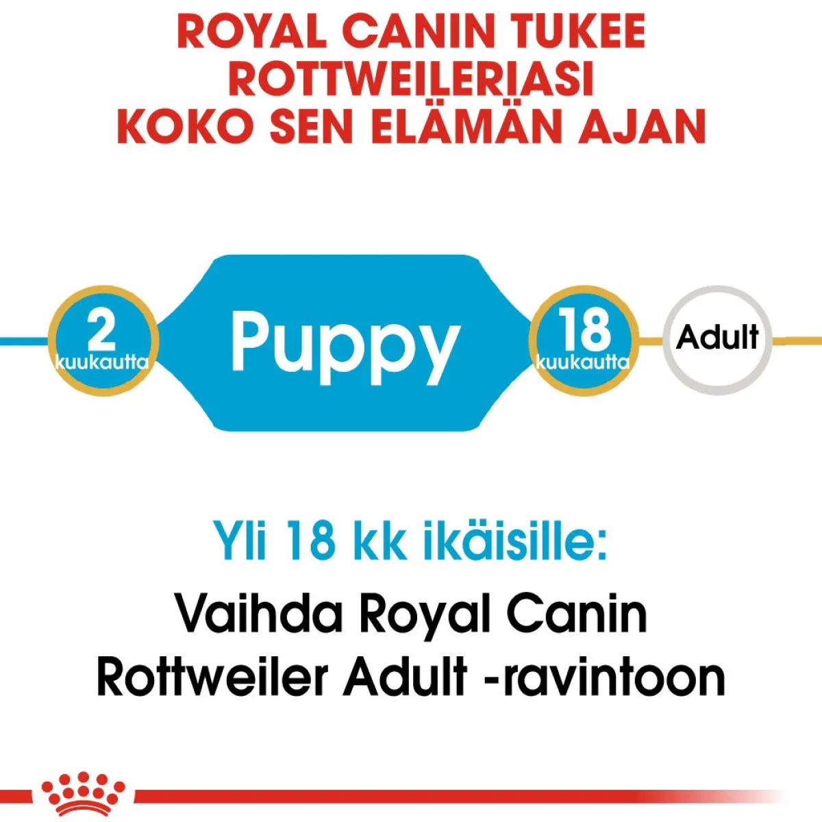 Royal Canin Penturuoka|Koiran Kuivaruoka*Rottweiler Puppy 12 kg