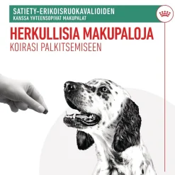 Royal Canin Veterinary Diets Koiran Ylipaino|Eläinlääkäriherkut*Royal Canin Satiety Treats 230 g
