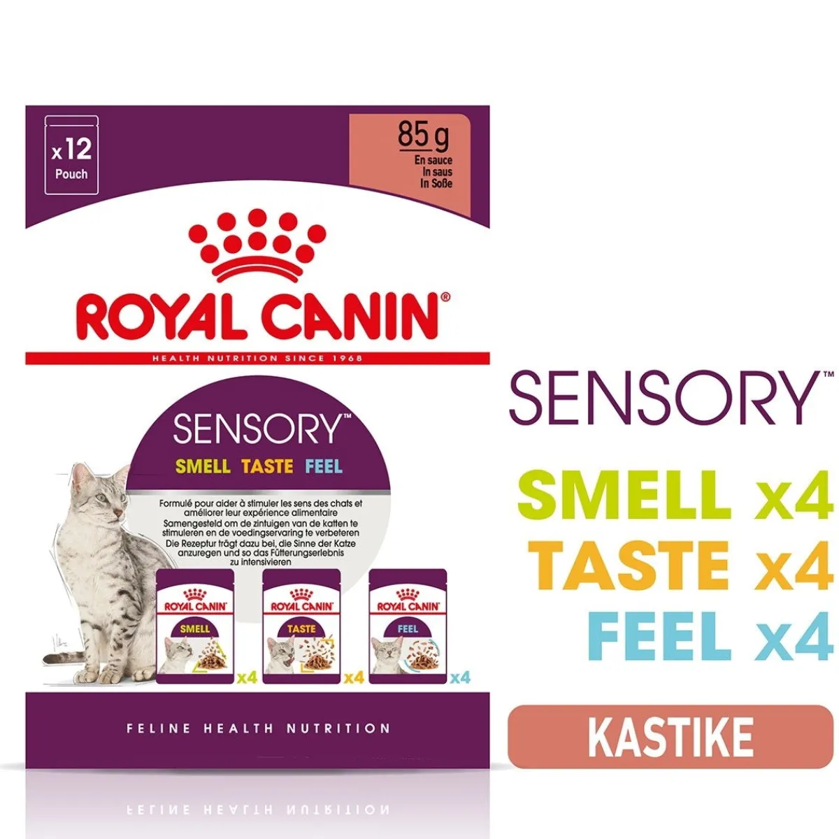 Royal Canin Kissan Märkäruoka*Sensory Mixed box Gravy, 12x85g