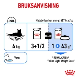 Royal Canin Kissan Märkäruoka*Ultra Light Gravy 85g, 48-pack