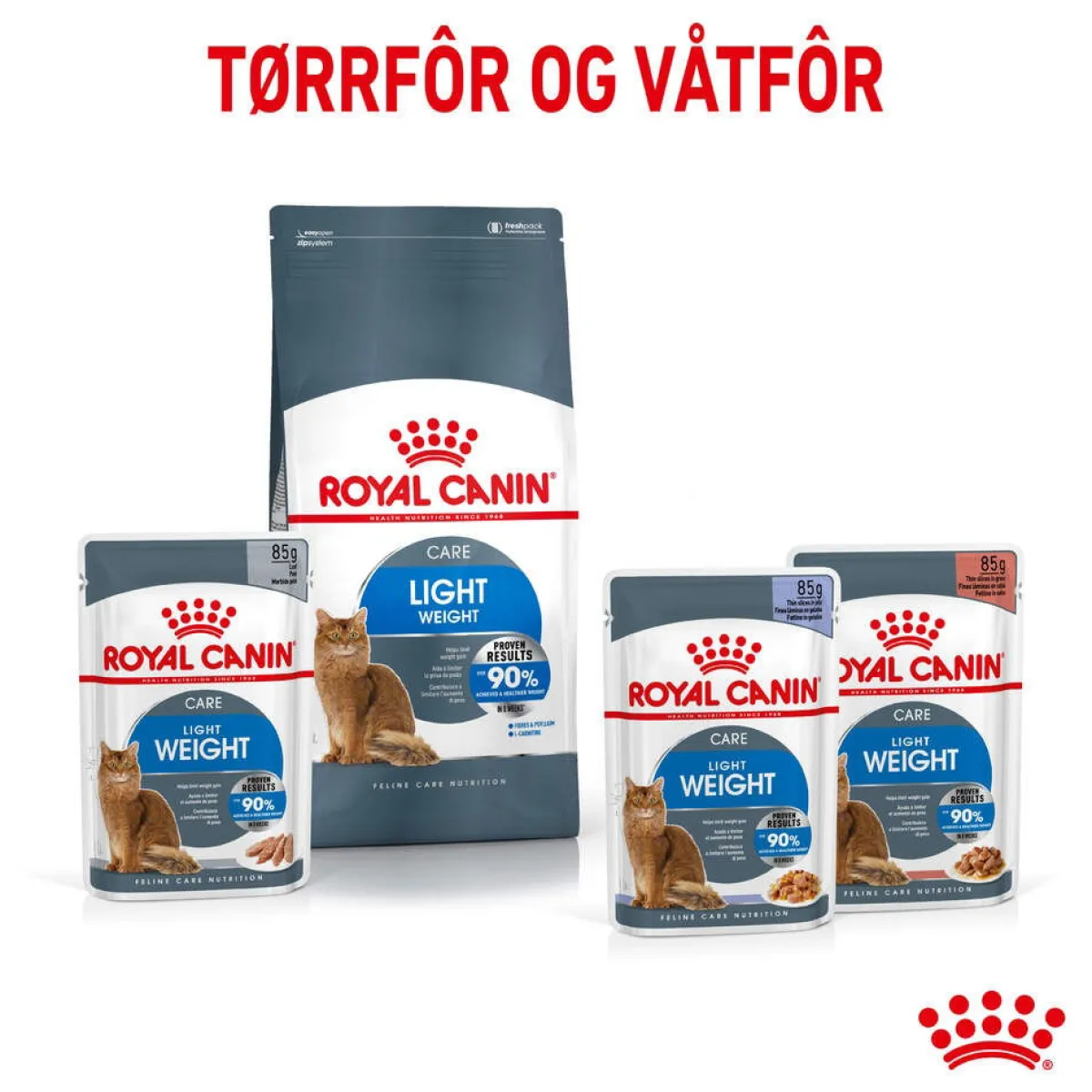 Royal Canin Kissan Märkäruoka*Ultra Light Jelly 85g, 48-pack