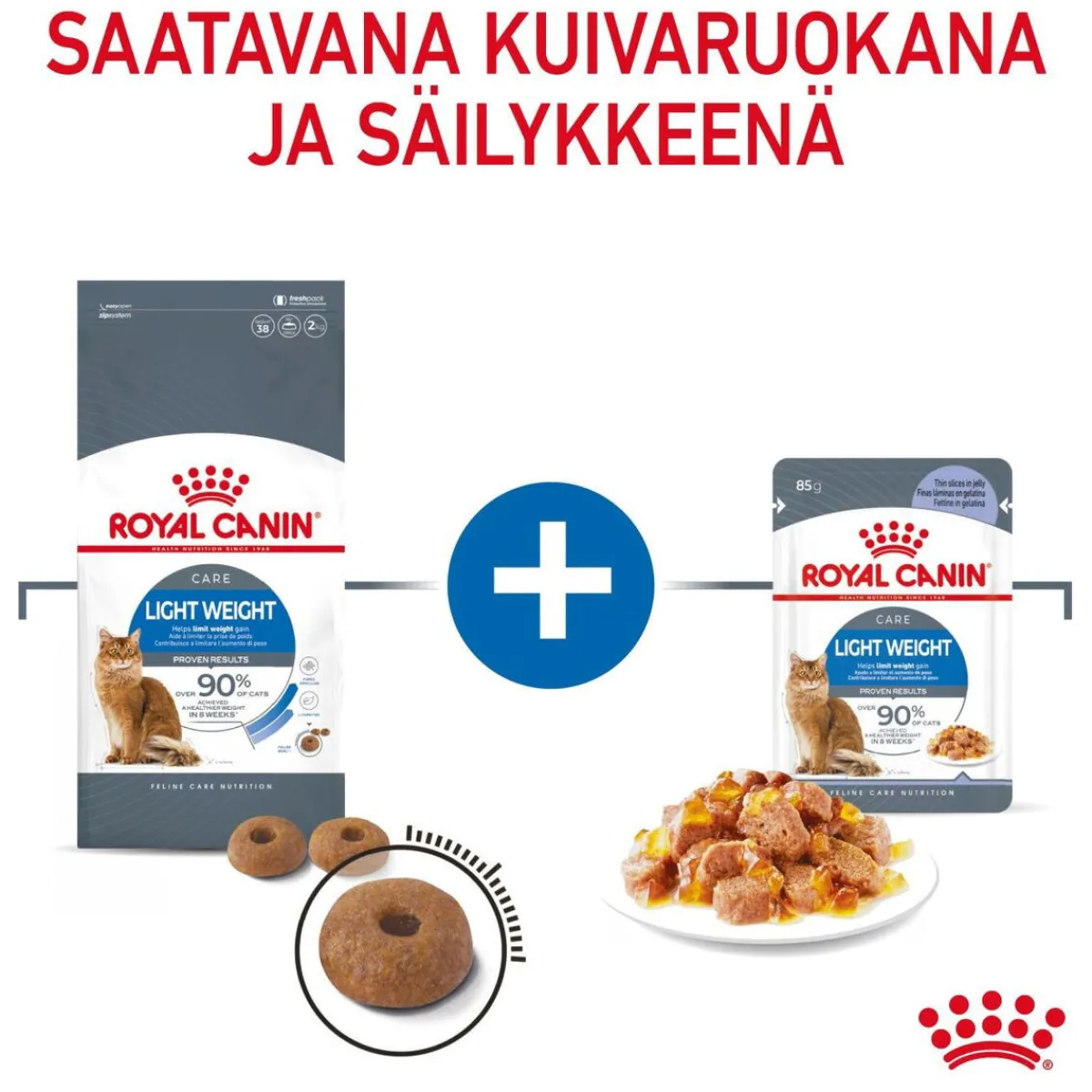 Royal Canin Kissan Märkäruoka*Ultra Light Jelly 85g, 48-pack