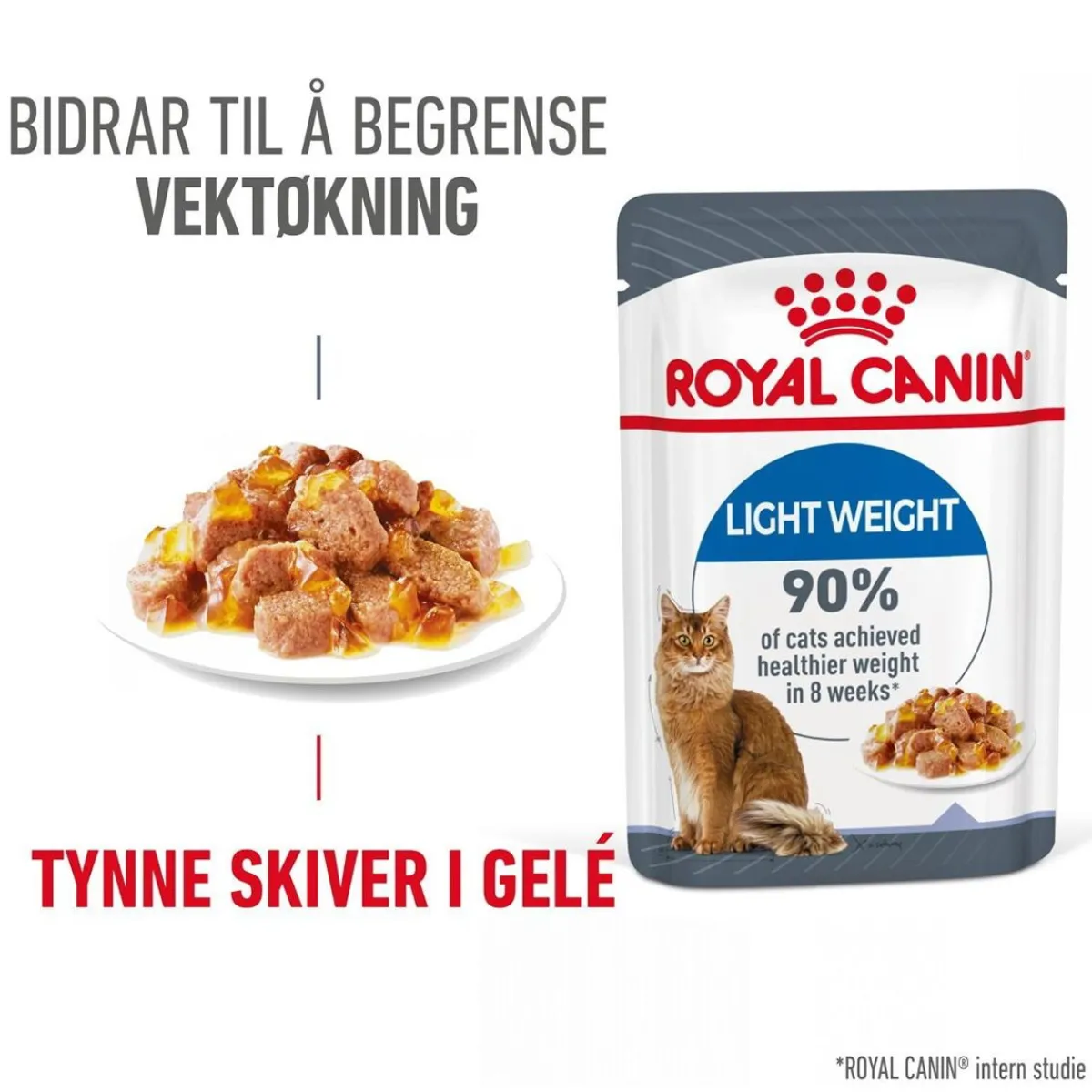 Royal Canin Kissan Märkäruoka*Ultra Light Jelly 85g, 48-pack
