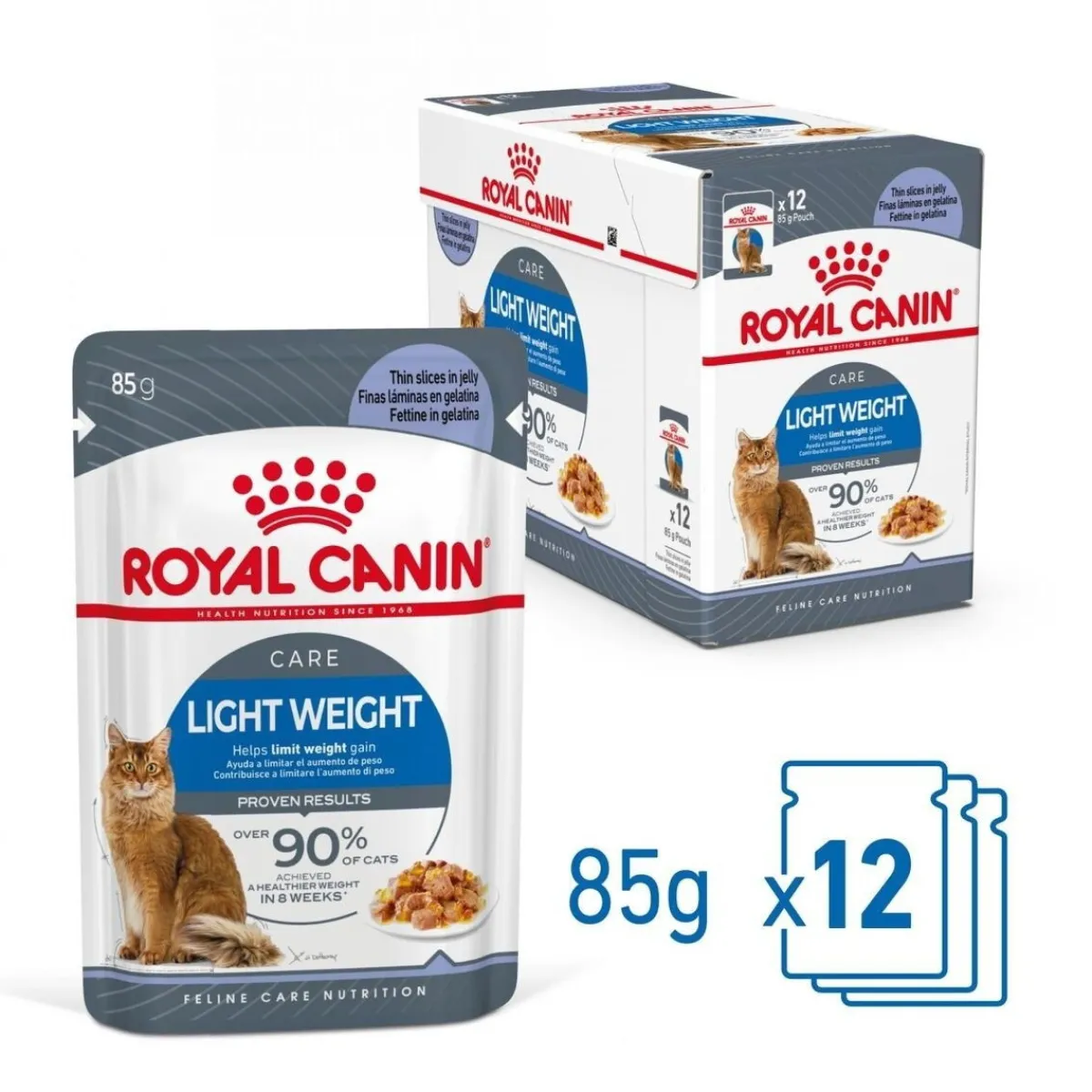 Royal Canin Kissan Märkäruoka*Ultra Light Jelly 85g, 48-pack