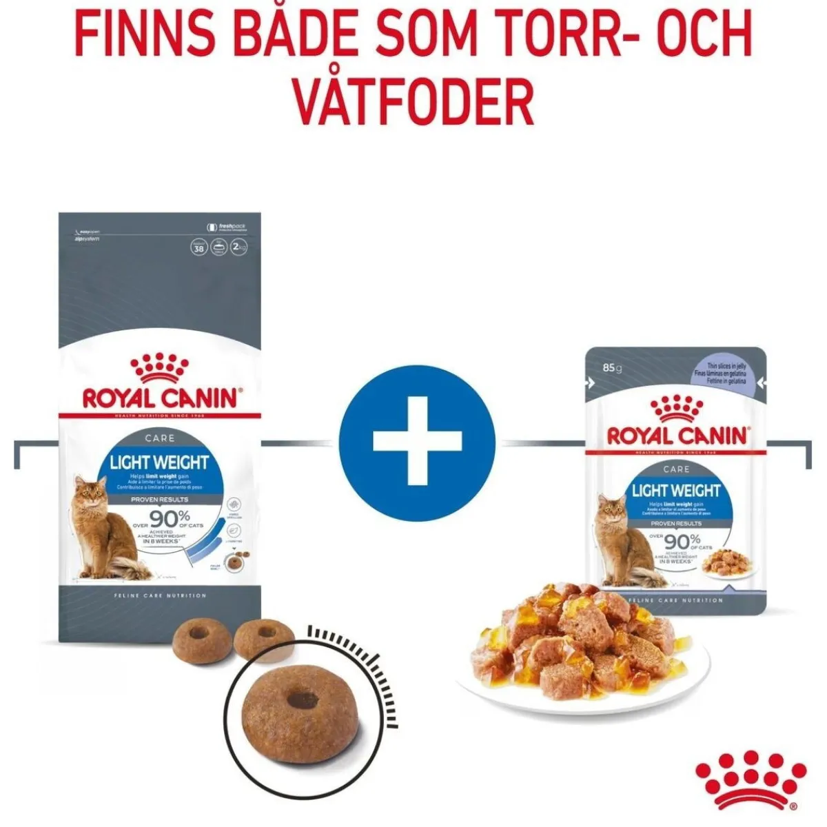 Royal Canin Kissan Märkäruoka*Ultra Light Jelly 85g, 48-pack