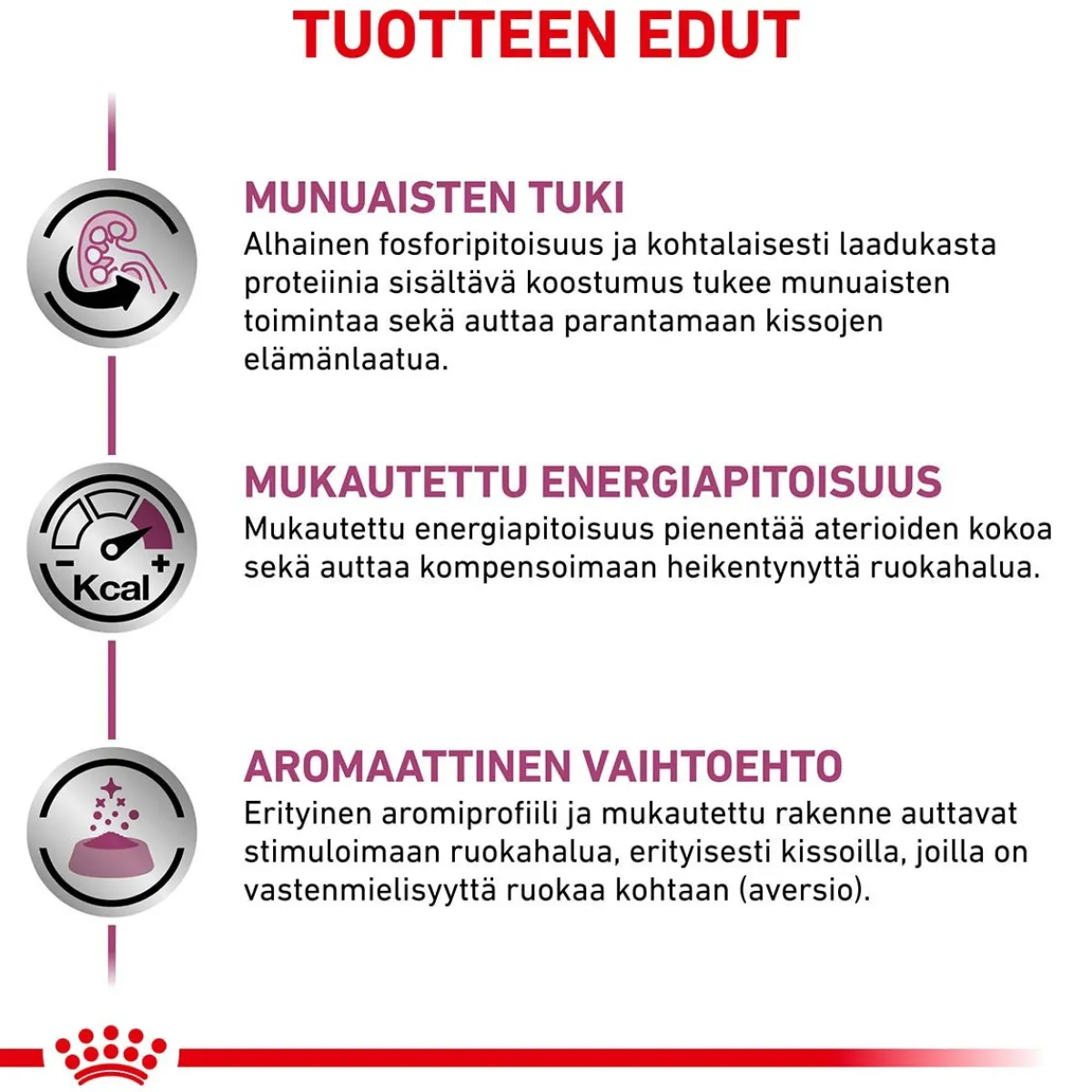 Royal Canin Veterinary Diets Kissan Erikoisruoka|Kissan Munuaisten Vajaatoiminta*Royal Canin Veterinary Cat Vital Renal Loaf 12x85 g