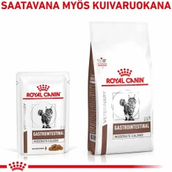 Royal Canin Veterinary Diets Kissan Suolistosairaudet|Kissan Erikoisruoka*Cat Gastrointestinal Moderate Calorie wet 12x85g
